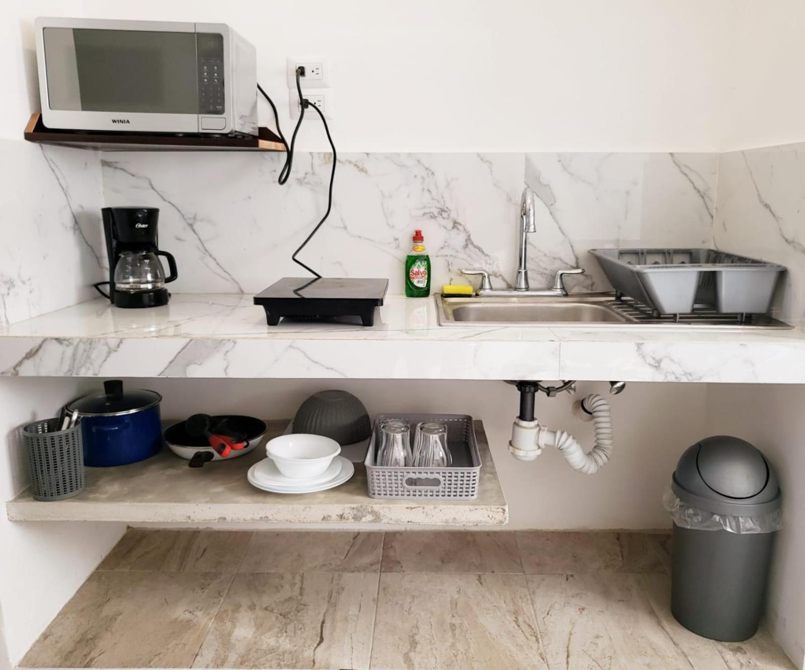 Casa Aura - Center Studio With Kitchen Isla Mujeres Buitenkant foto